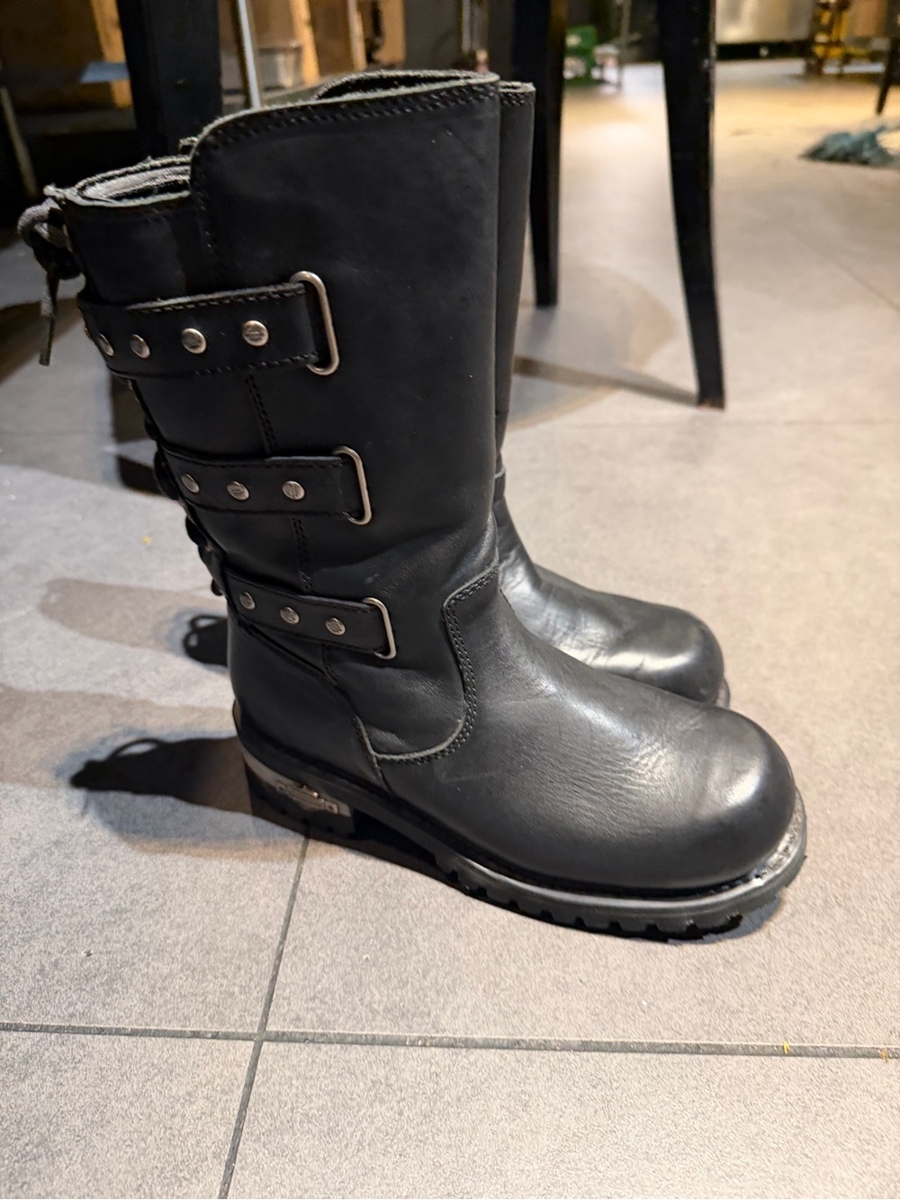 Harley-Davidson Black Footwear Box Label - Women's Size 8.5